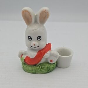 Vintage Simon Porcelain Rabbit Single‎ Candle Holder